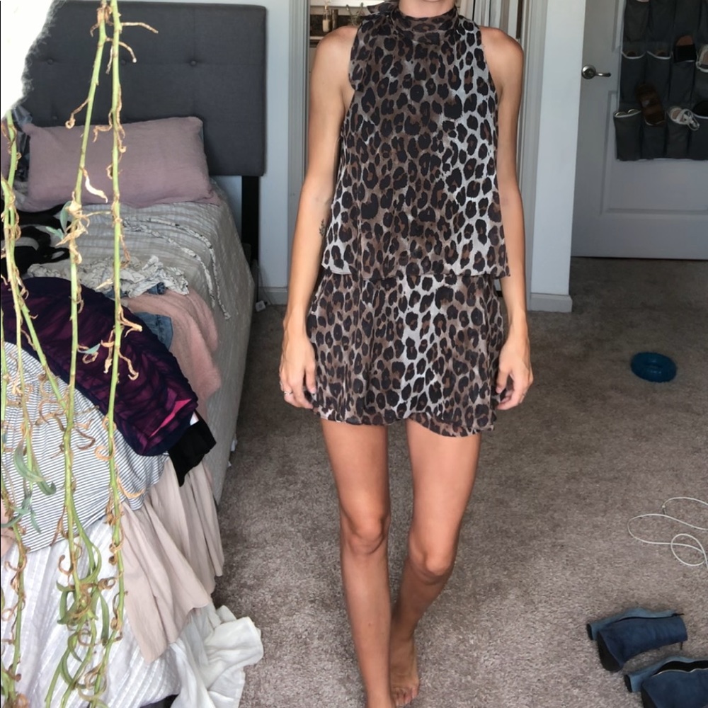 Cheetah romper